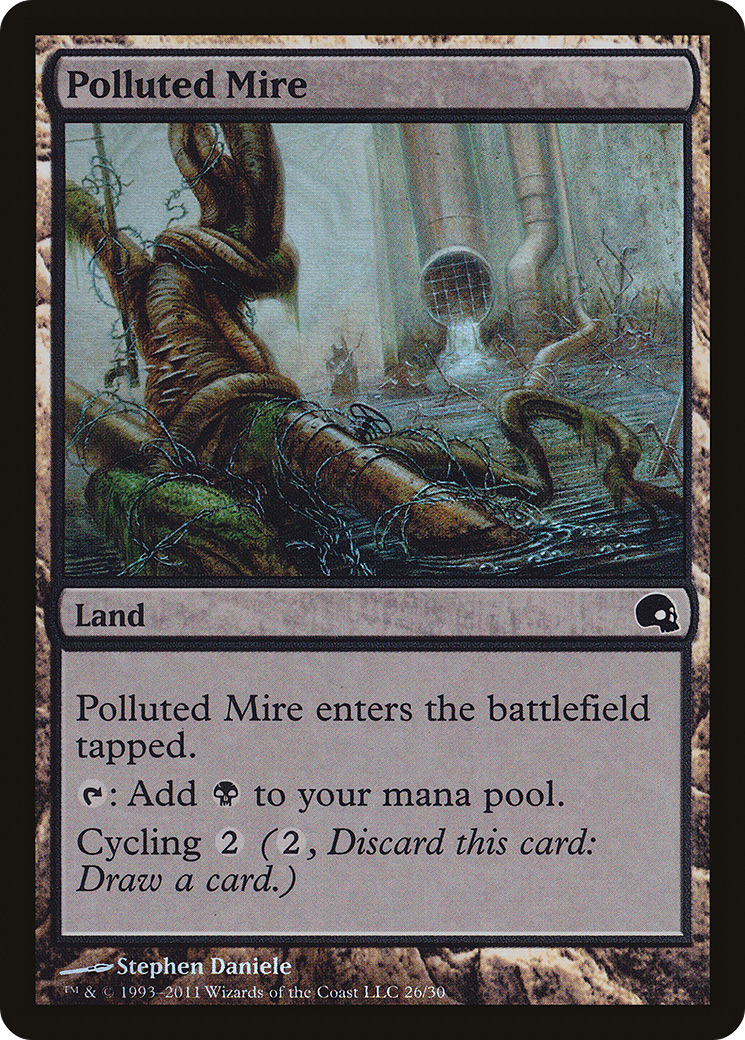 Polluted Mire (GRV-026)  Foil - Premium Deck Series: Graveborn