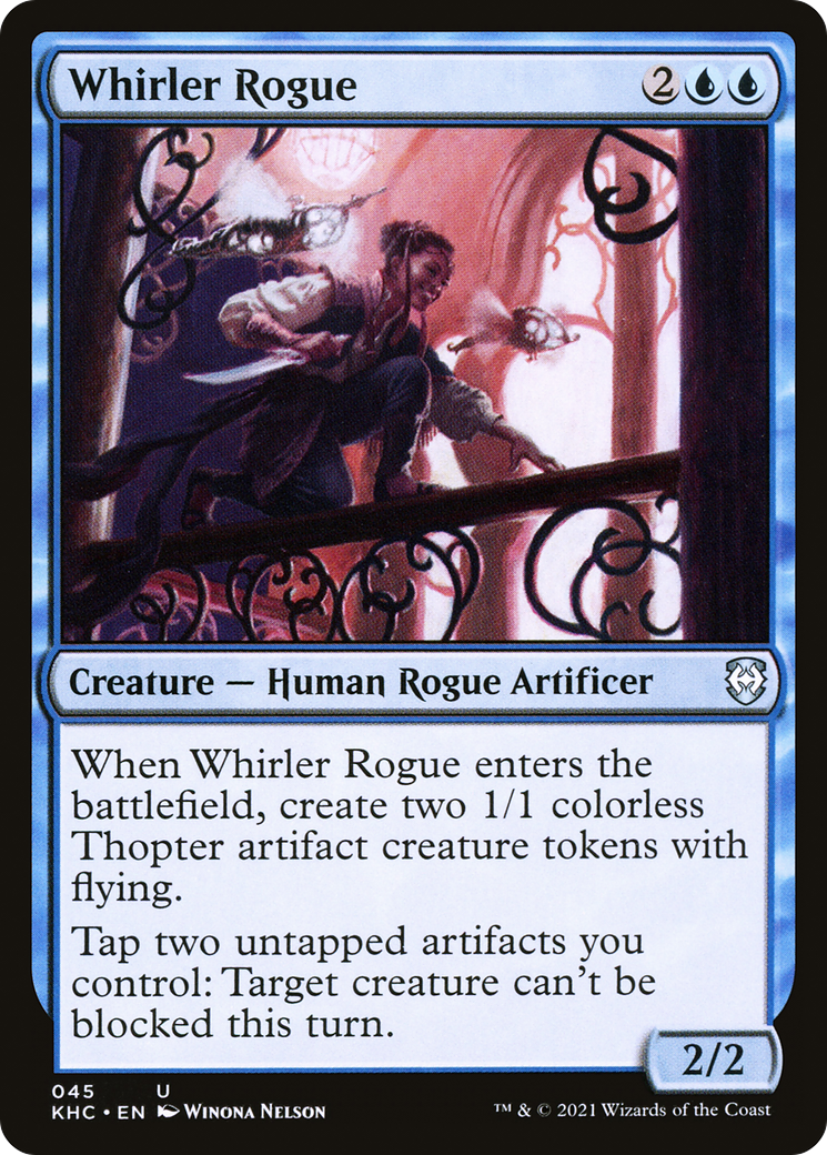 Whirler Rogue (KHC-045)  - Kaldheim Commander