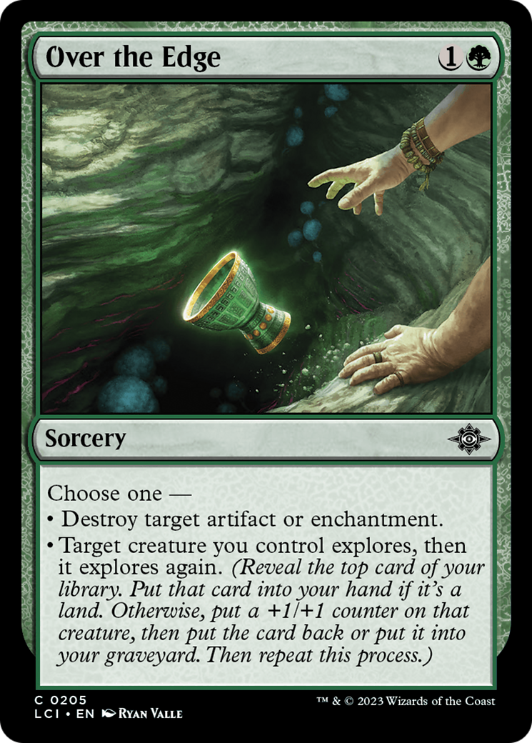 Over the Edge (LCI-205)  Foil - The Lost Caverns of Ixalan