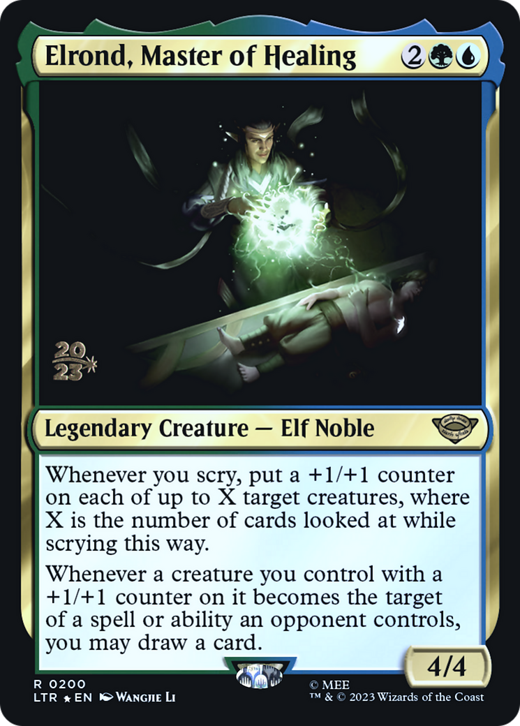 Elrond, Master of Healing (PRE-200)  Foil - Tales of Middle-earth Promos