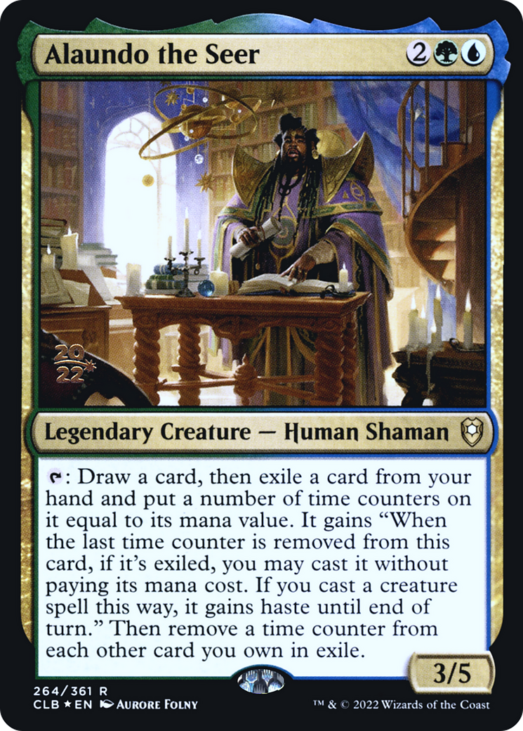 Alaundo the Seer [Commander Legends: Battle for Baldur's Gate Prerelease Promos]
