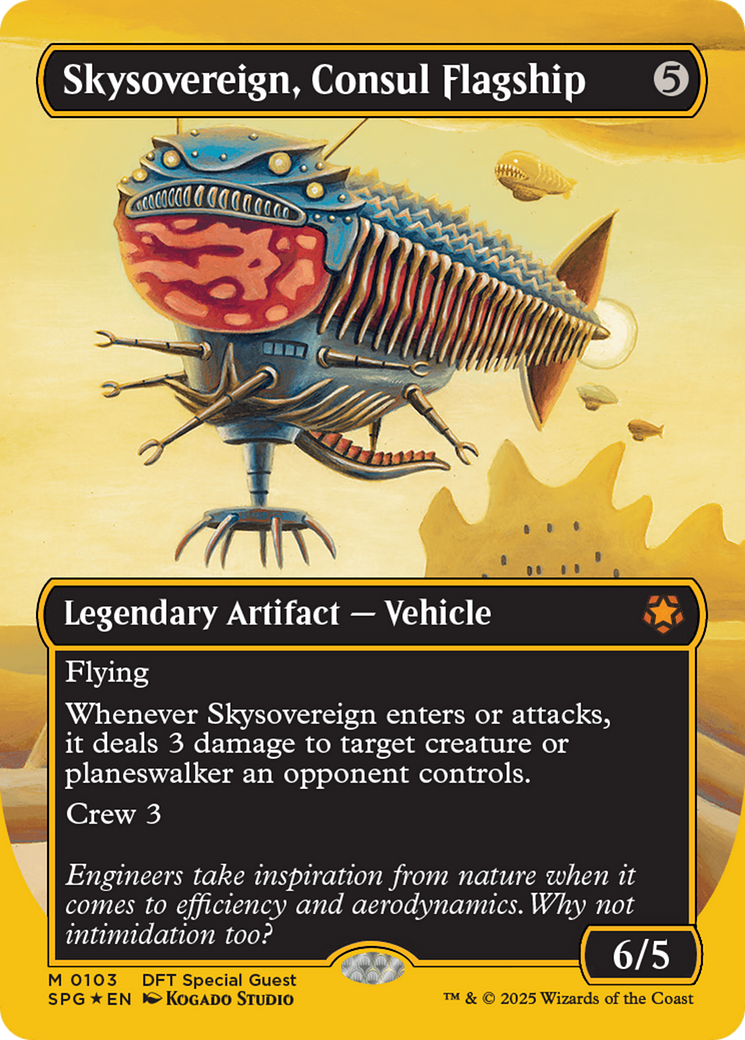Skysovereign, Consul Flagship (SPG-103) - Special Guests (Borderless) Foil