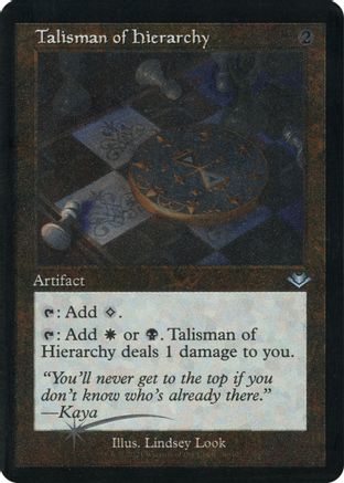 Talisman of Hierarchy (Retro Frame) (Foil Etched) (MH1-036)  Foil - Modern Horizons
