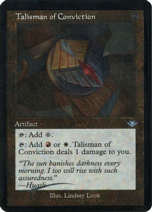 Talisman of Conviction (Retro Frame) (Foil Etched) (MH1-033)  Foil - Modern Horizons