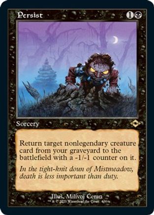 Persist (Retro Frame) (Foil Etched) (MH2-400)  Foil - Modern Horizons 2