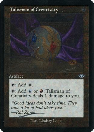 Talisman of Creativity (Retro Frame) (Foil Etched) (MH1-034) - Modern Horizons Foil