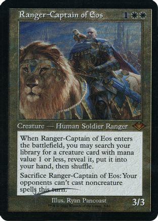 Ranger-Captain of Eos (Retro Frame) (Foil Etched) (MH1-005) - Modern Horizons Foil