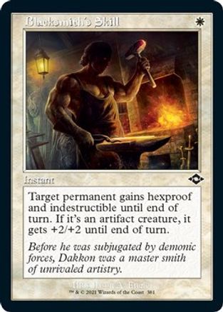 Blacksmith's Skill (Retro Frame) (Foil Etched) (MH2-381)  Foil - Modern Horizons 2