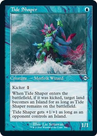 Tide Shaper (Retro Frame) (Foil Etched) (MH2-394)  Foil - Modern Horizons 2