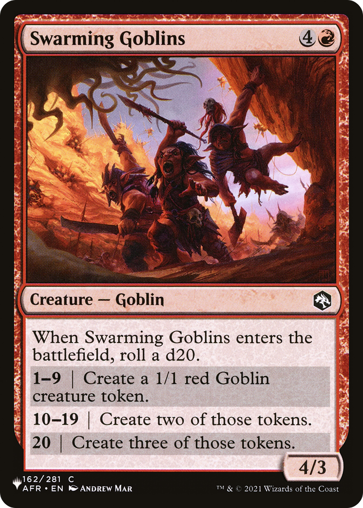 Swarming Goblins (LIST-AFR-162)  - The List