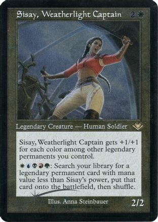 Sisay, Weatherlight Captain (Retro Frame) (Foil Etched) (MH1-006) - Modern Horizons Foil