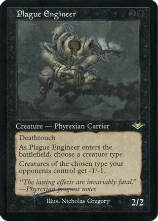 Plague Engineer (Retro Frame) (Foil Etched) (MH1-014) - Modern Horizons Foil