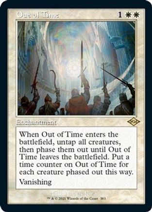 Out of Time (Retro Frame) (Foil Etched) (MH2-383)  Foil - Modern Horizons 2