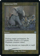 Generous Gift (Retro Frame) (Foil Etched) (MH1-002) - Modern Horizons Foil