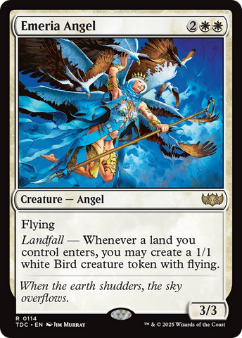 Emeria Angel (TDC-114)  - Commander: Tarkir: Dragonstorm