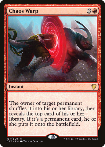 Chaos Warp (C17-131)  - Commander 2017