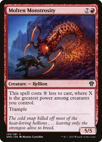 Molten Monstrosity (DMU-139)  Foil - Dominaria United