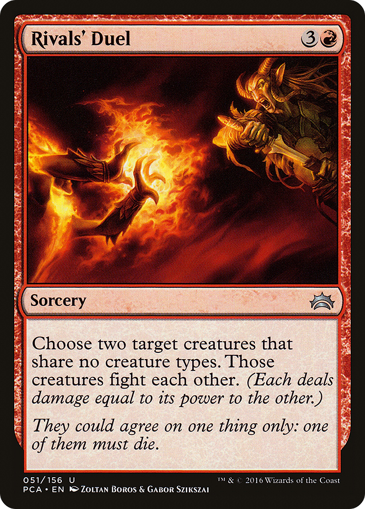 Rivals' Duel (PCA-051)  - Planechase Anthology