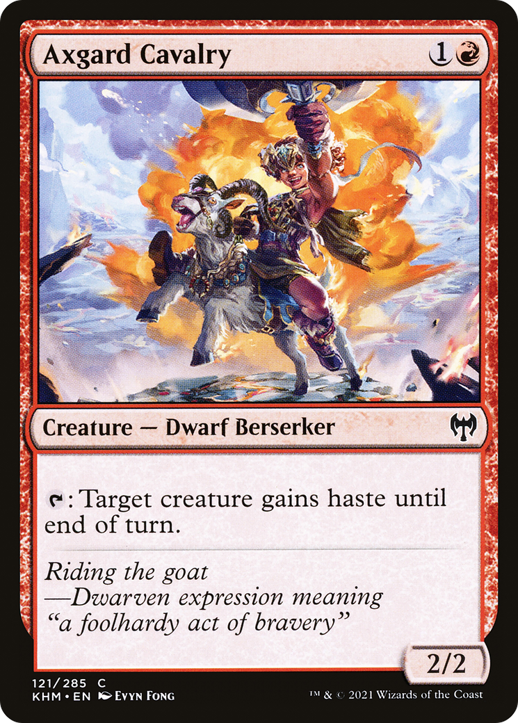 Axgard Cavalry (KHM-121)  Foil - Kaldheim