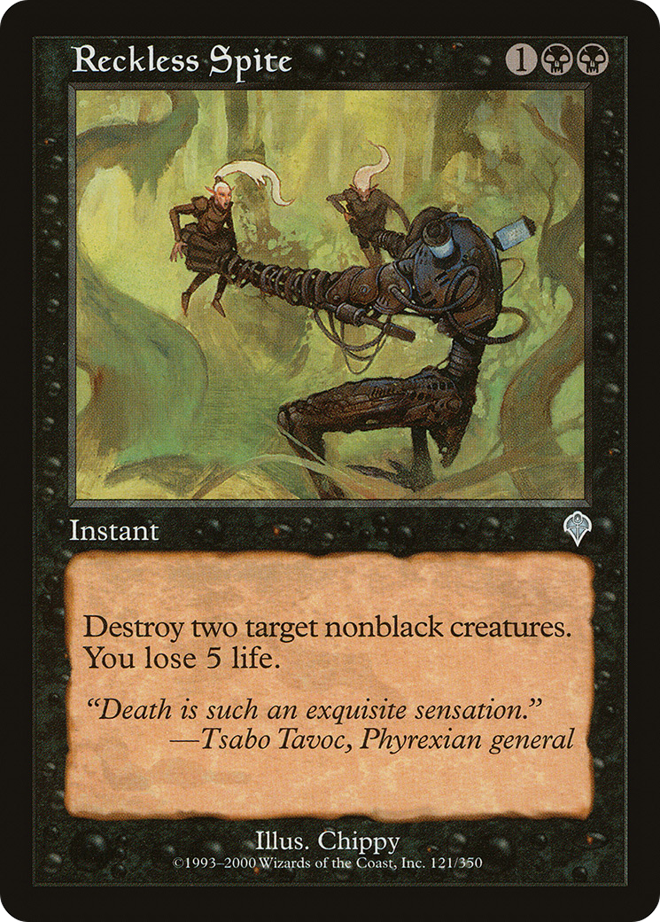 Reckless Spite (INV-121)  - Invasion