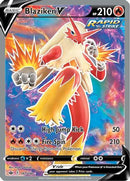 Blaziken V (Full Art) 161/198  - Holofoil SWSH06 Chilling Reign - Ultra Rare