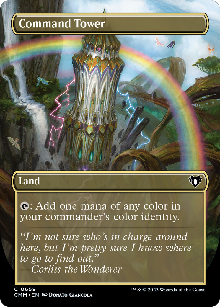 Command Tower (Borderless) (CMM-659)  - Commander Masters