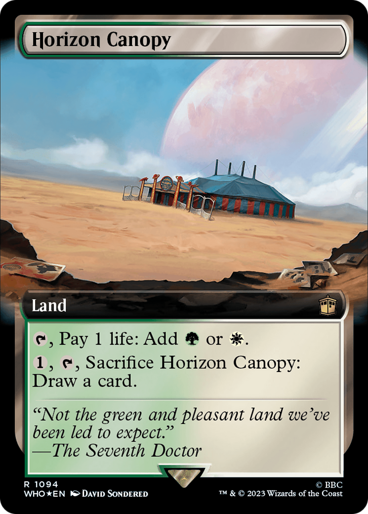 Horizon Canopy (Extended Art) (Surge Foil) (WHO-1094)  Foil - Doctor Who: (Extended Art)