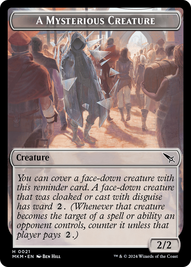 A Mysterious Creature (TMKM-021)  - Murders at Karlov Manor Tokens