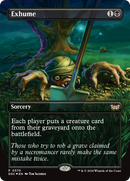 Exhume (Borderless) (DSC-370)  Foil - Duskmourn: House of Horror Commander