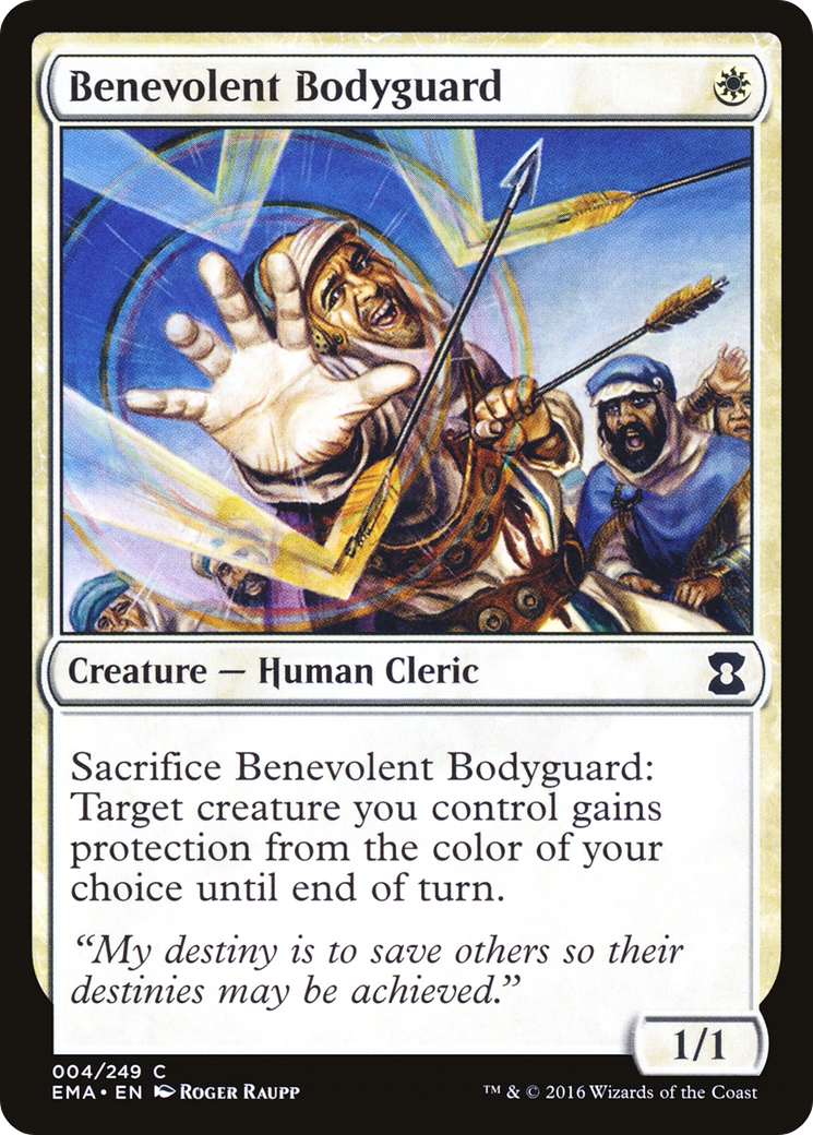 Benevolent Bodyguard (EMA-004)  Foil - Eternal Masters