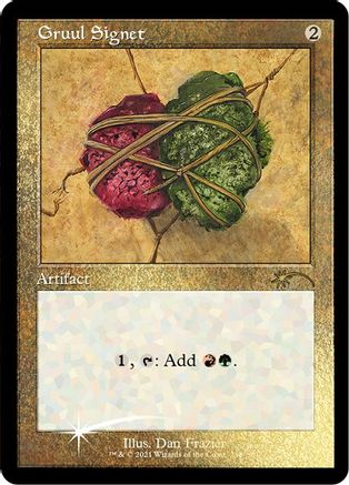 Gruul Signet (Foil Etched) (SLD-288)  Foil - Secret Lair Drop Series
