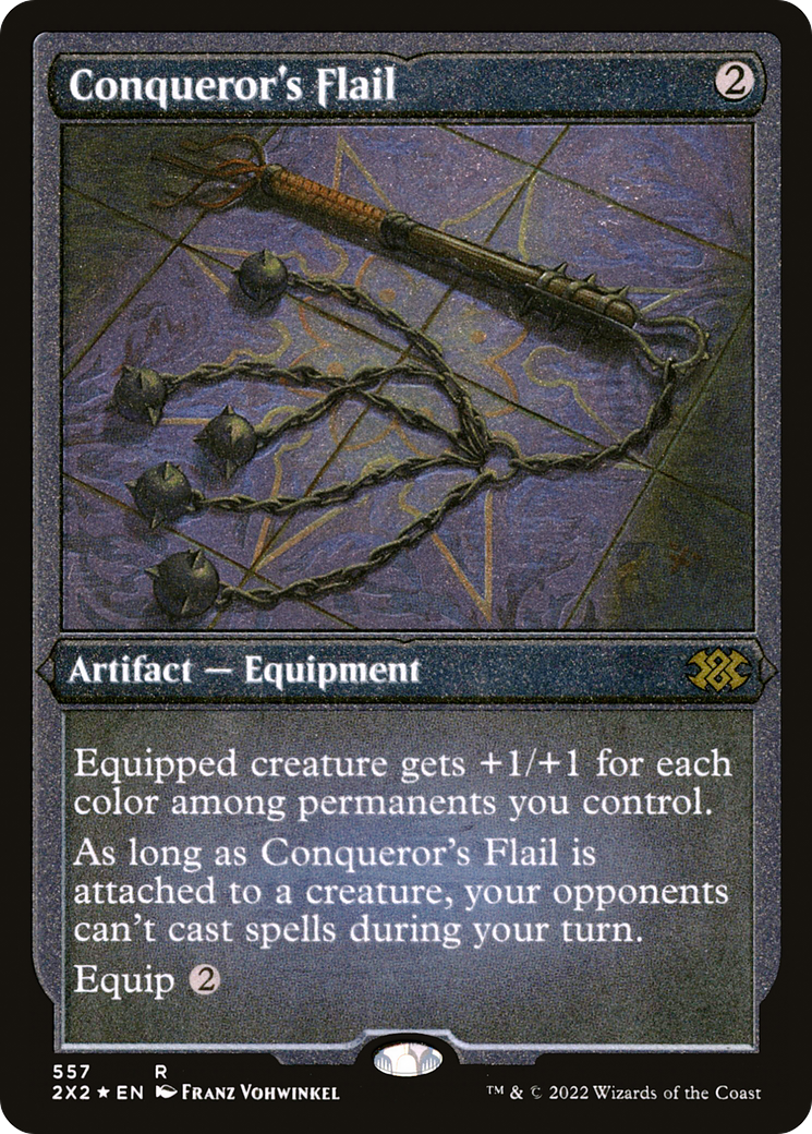 Conqueror's Flail (Foil Etched) (2X2-557)  Foil - Double Masters 2022
