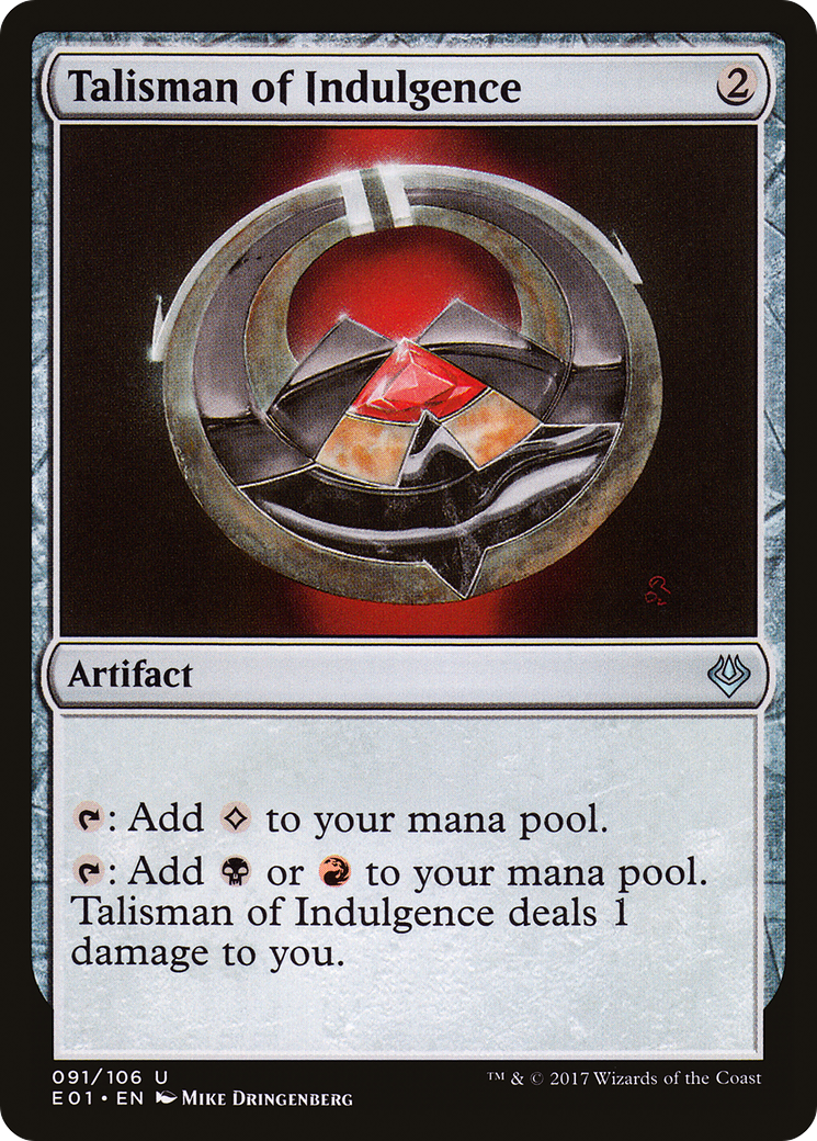 Talisman of Indulgence (AC2-091)  - Archenemy: Nicol Bolas