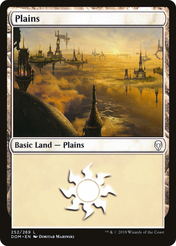 Plains (252) (DOM-252) - Dominaria Foil