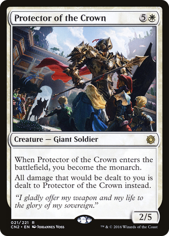 Protector of the Crown (CN2-021)  Foil - Conspiracy: Take the Crown