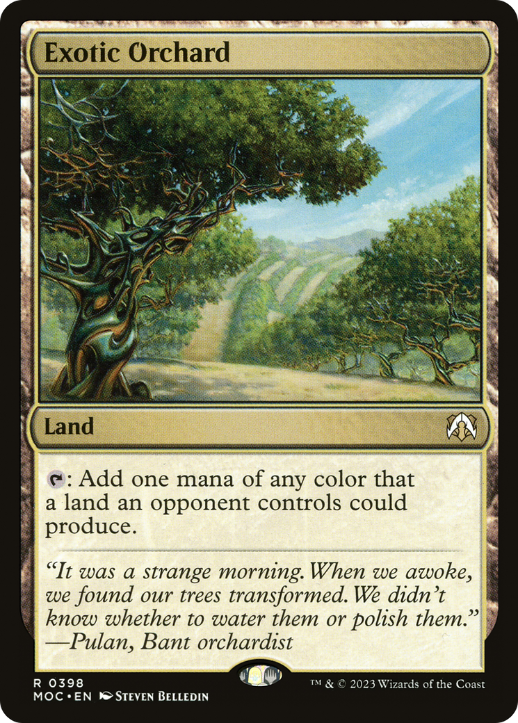 Exotic Orchard (MOC-398)  - March of the Machine Commander