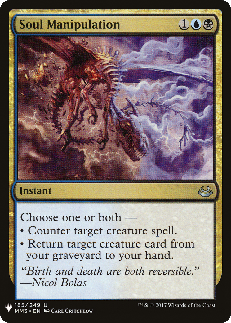 Soul Manipulation (LIST-MM3-185)  - The List