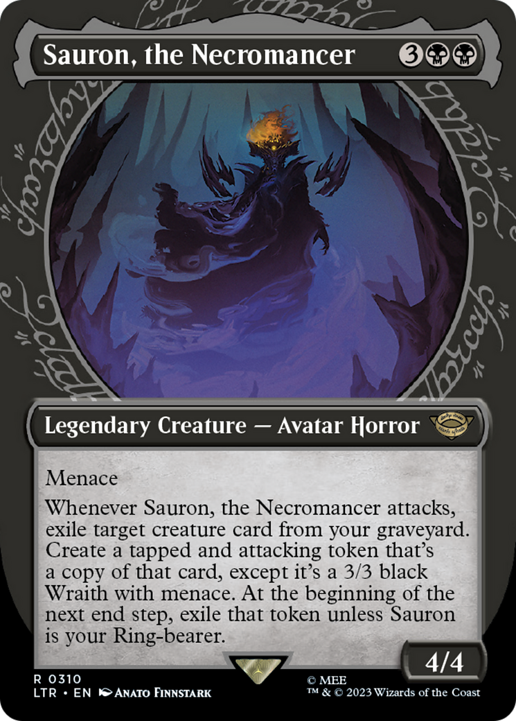 Sauron, the Necromancer (Showcase) (LTR-310)  - The Lord of the Rings: Tales of Middle-earth: (Showcase) (Borderless)
