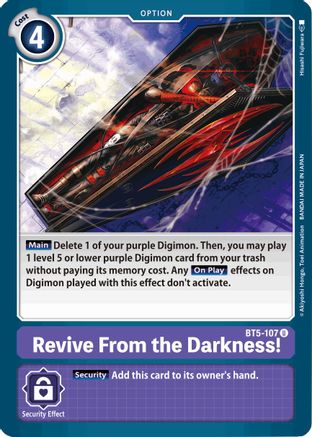 Revive From the Darkness! [BT5-107] [Battle of Omni]