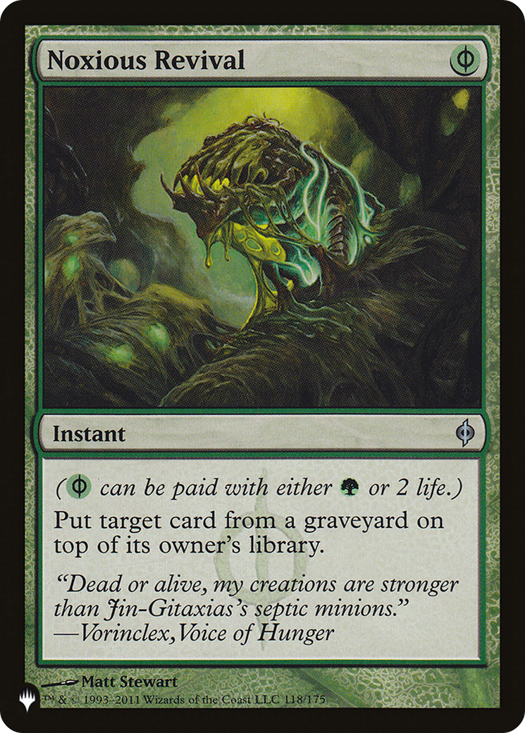 Noxious Revival (LIST-118/175)  - The List