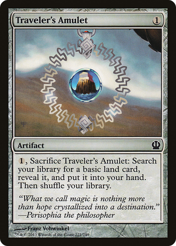 Traveler's Amulet (THS-221)  Foil - Theros