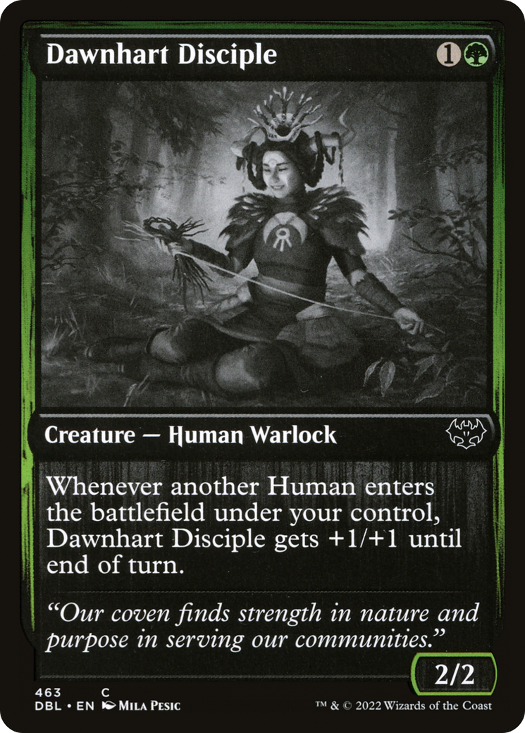 Dawnhart Disciple (DBL-463)  Foil - Innistrad: Double Feature