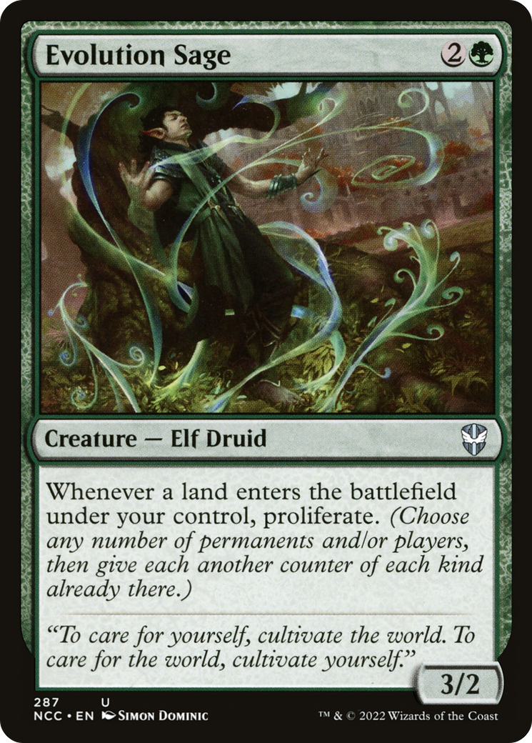 Evolution Sage (NCC-287)  - New Capenna Commander
