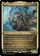 Sek'Kuar, Deathkeeper (CMM-591)  Etched Foil - Commander Masters