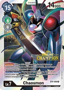 Chaosmon - BT4-090 (2021 Championship Online Regional) [Online Champion] (BT4-090) - Great Legend Foil