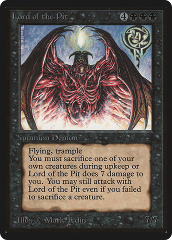 Lord of the Pit (LEB-)  - Limited Edition Beta