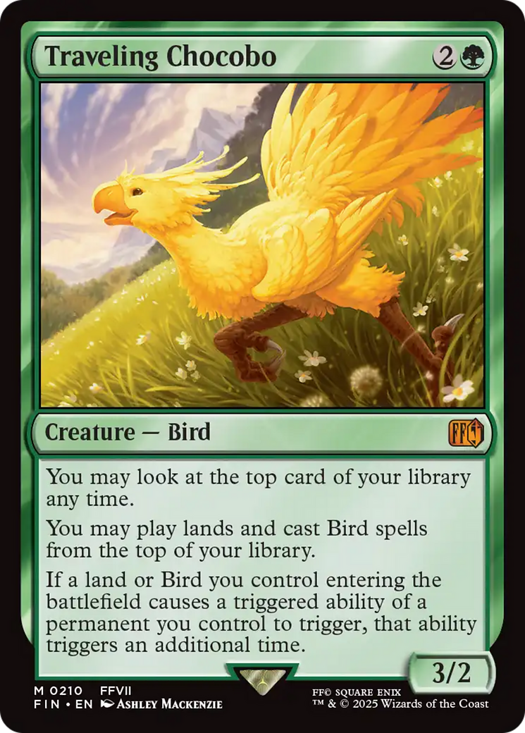 Traveling Chocobo (FIN-210)  Foil - FINAL FANTASY