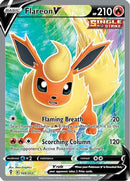 Flareon V (Full Art) 169/203  - Holofoil SWSH07 Evolving Skies - Ultra Rare