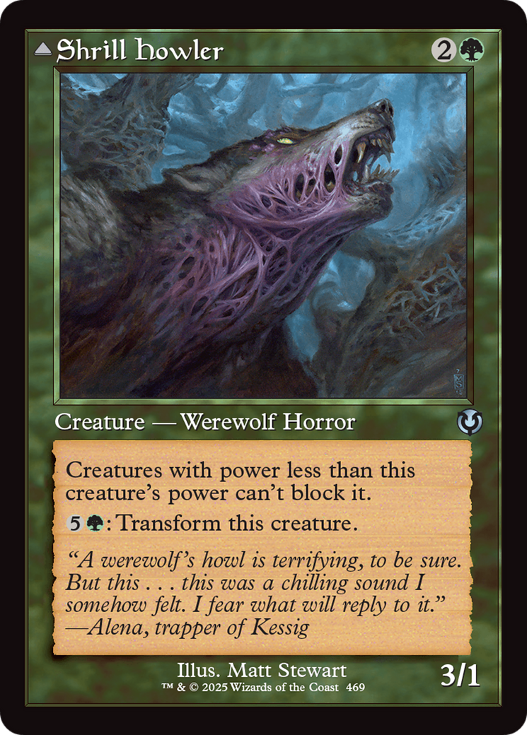 Shrill Howler (Retro Frame) (INR-469) - Innistrad Remastered Foil