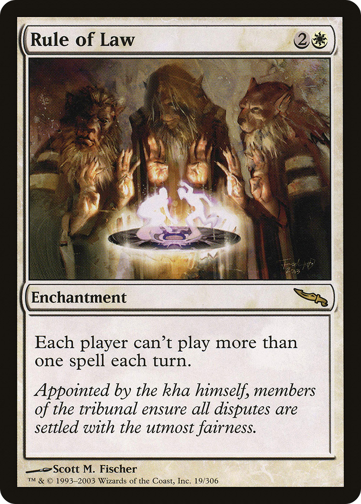 Rule of Law (MRD-019)  Foil - Mirrodin